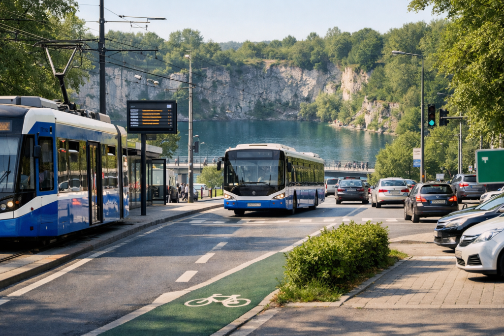 Kraków Zakrzówek: jak dojechać tramwajem, autobusem i autem?