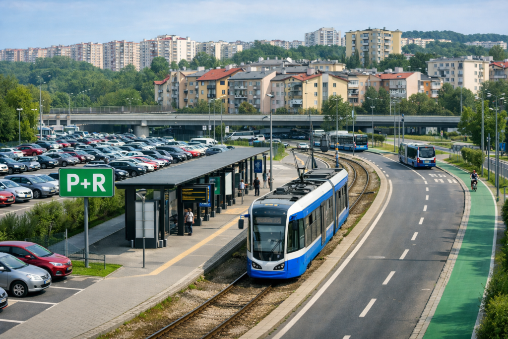 P+R Kurdwanów Kraków – Kiedy to dobra opcja?