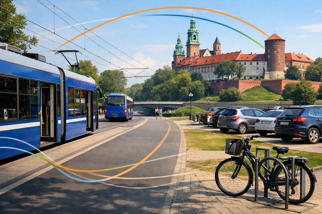 Dojazd na Wawel – tramwaj, spacer, rower i parking poza wzgórzem