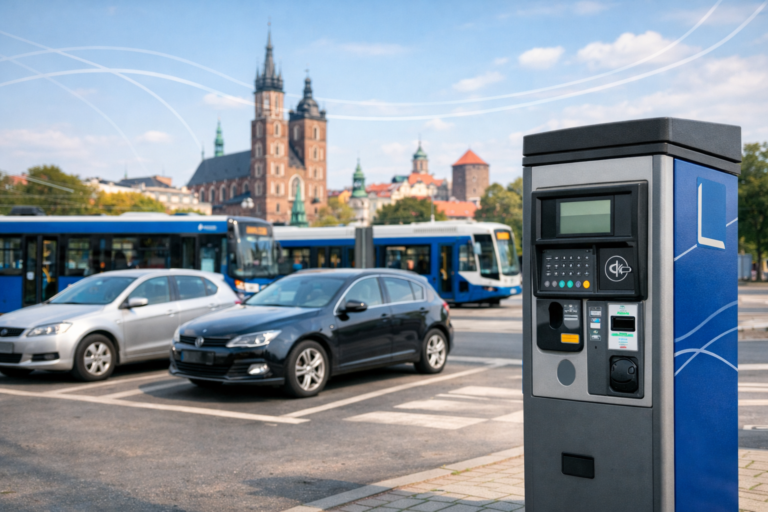 Jak zapłacić za parking w Krakowie przy parkomacie, kartą lub w aplikacji?