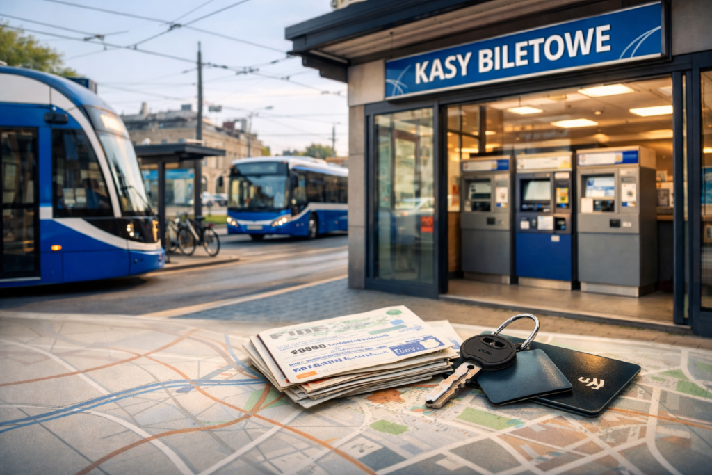 Punkt sprzedaży biletów KMK w Krakowie