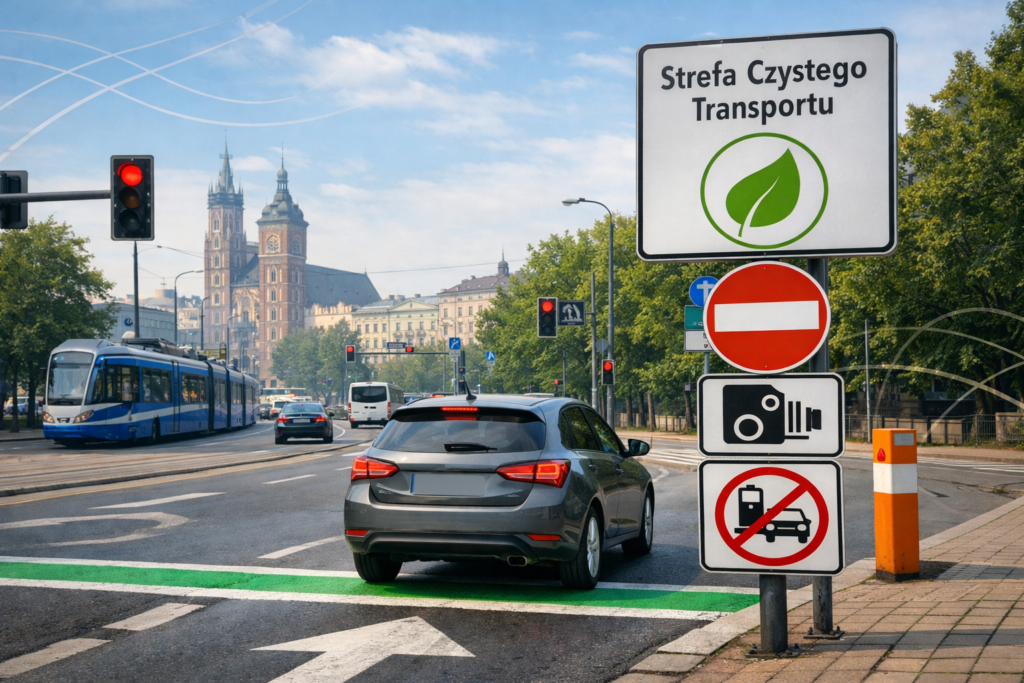 Dokument uchwały dotyczącej Strefy Czystego Transportu w Krakowie